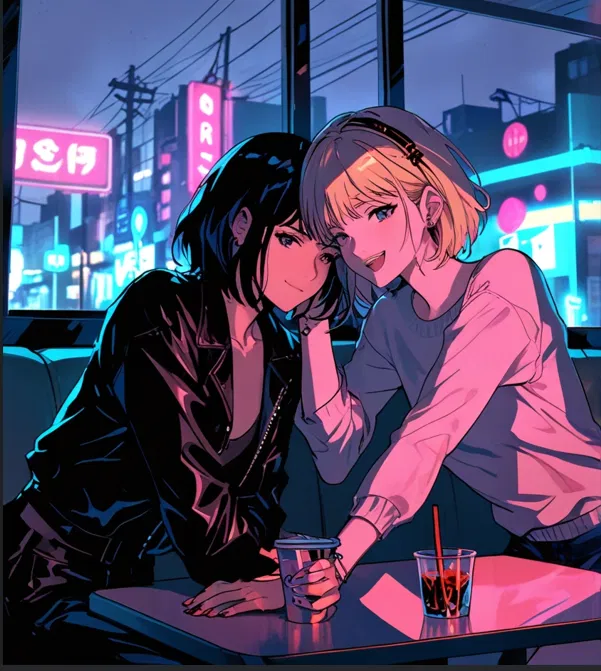 Avatar of Audrey and Naomi (Your girlfriend and her bestfreind)