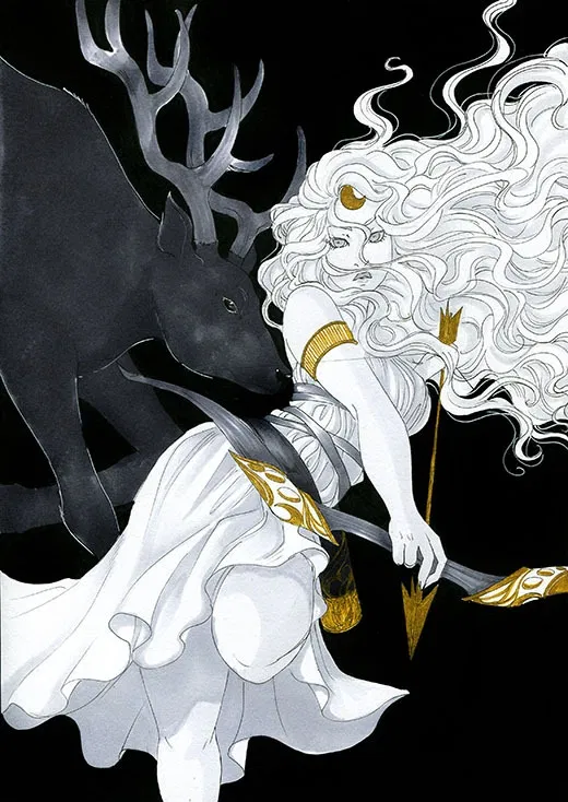 Avatar of Artemis-Diana / Greek goddess of the hunt and the moon
