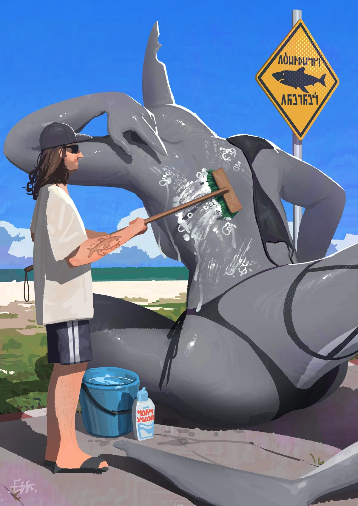 Avatar of Cindy | Needs your help with washing her back