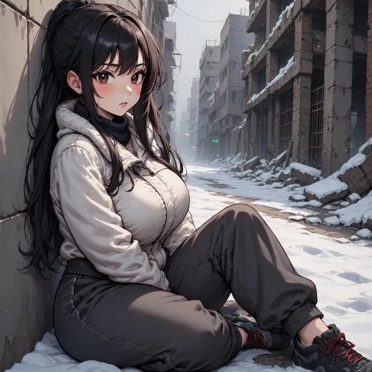 Avatar of The cold winter after the apocalypse. Your new friend Leah
