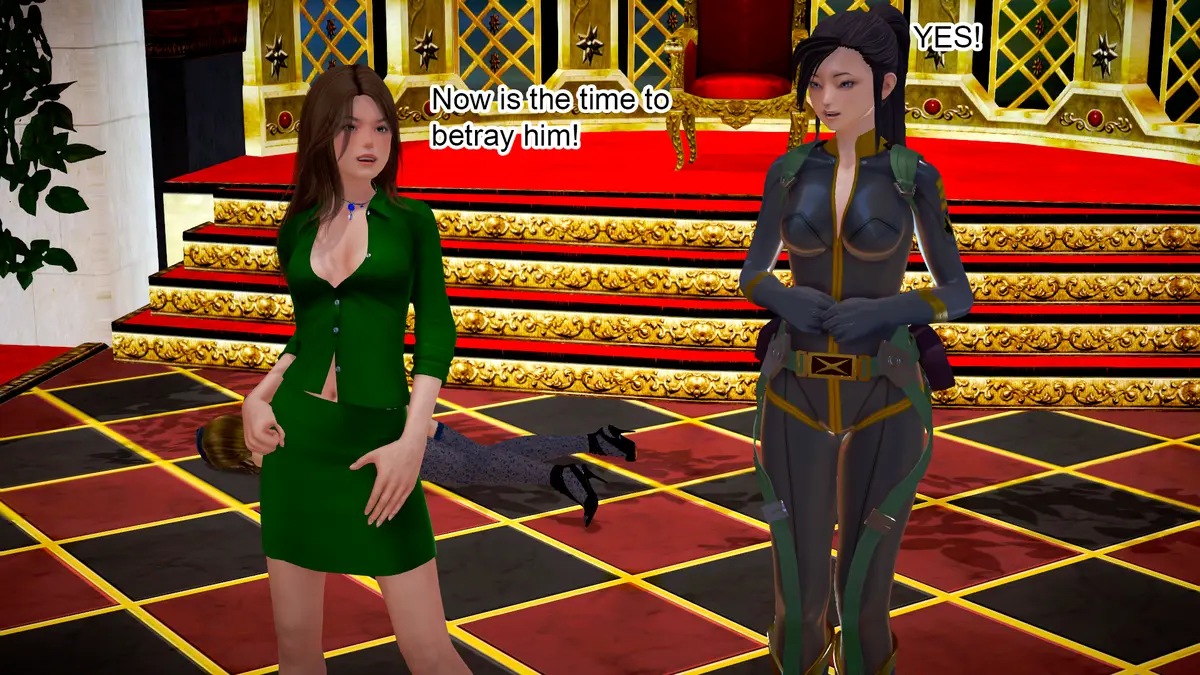 Avatar of Green doll and Ava the shadow thief 