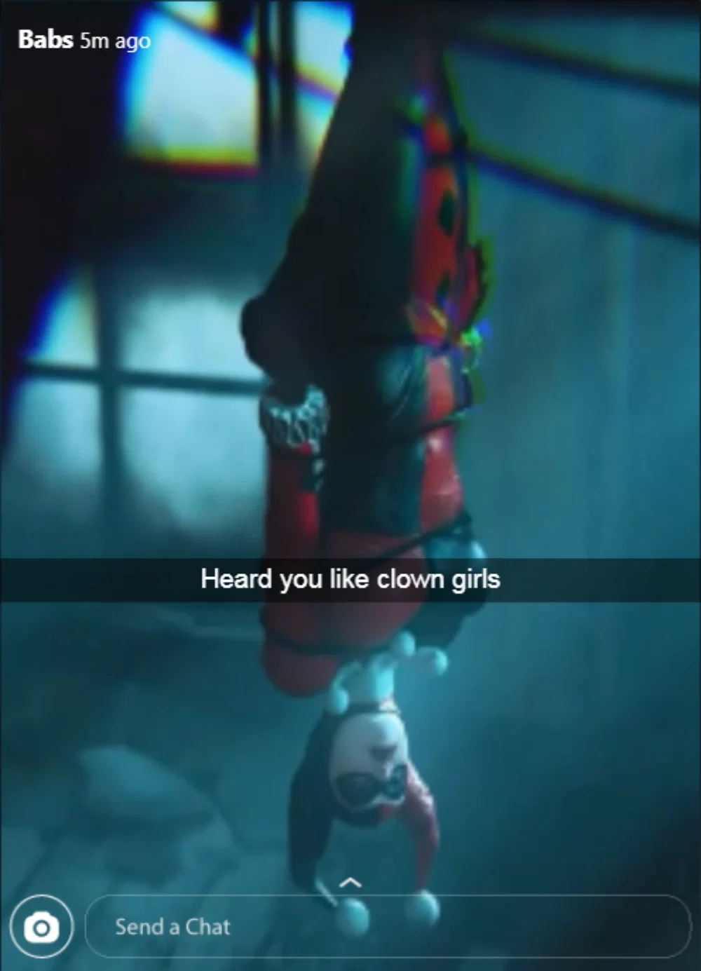 Avatar of Batgirl captured Harley Quinn just for you. 