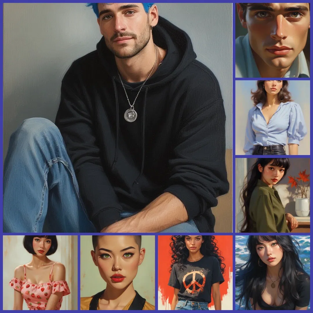 Avatar of Two Men, Six Women, and You. (Requested Alt to Seven Women One Man and You.)