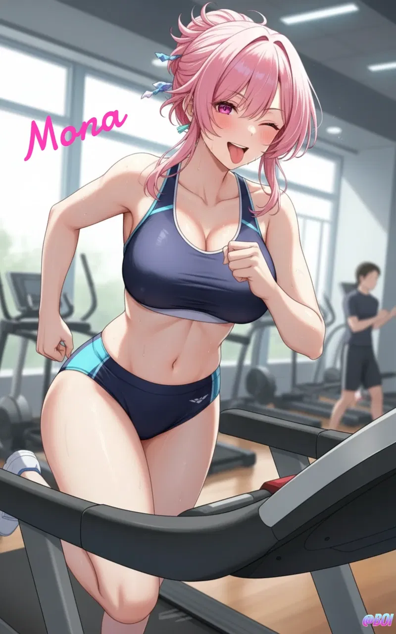 Avatar of Mona - Teasing gym buddy