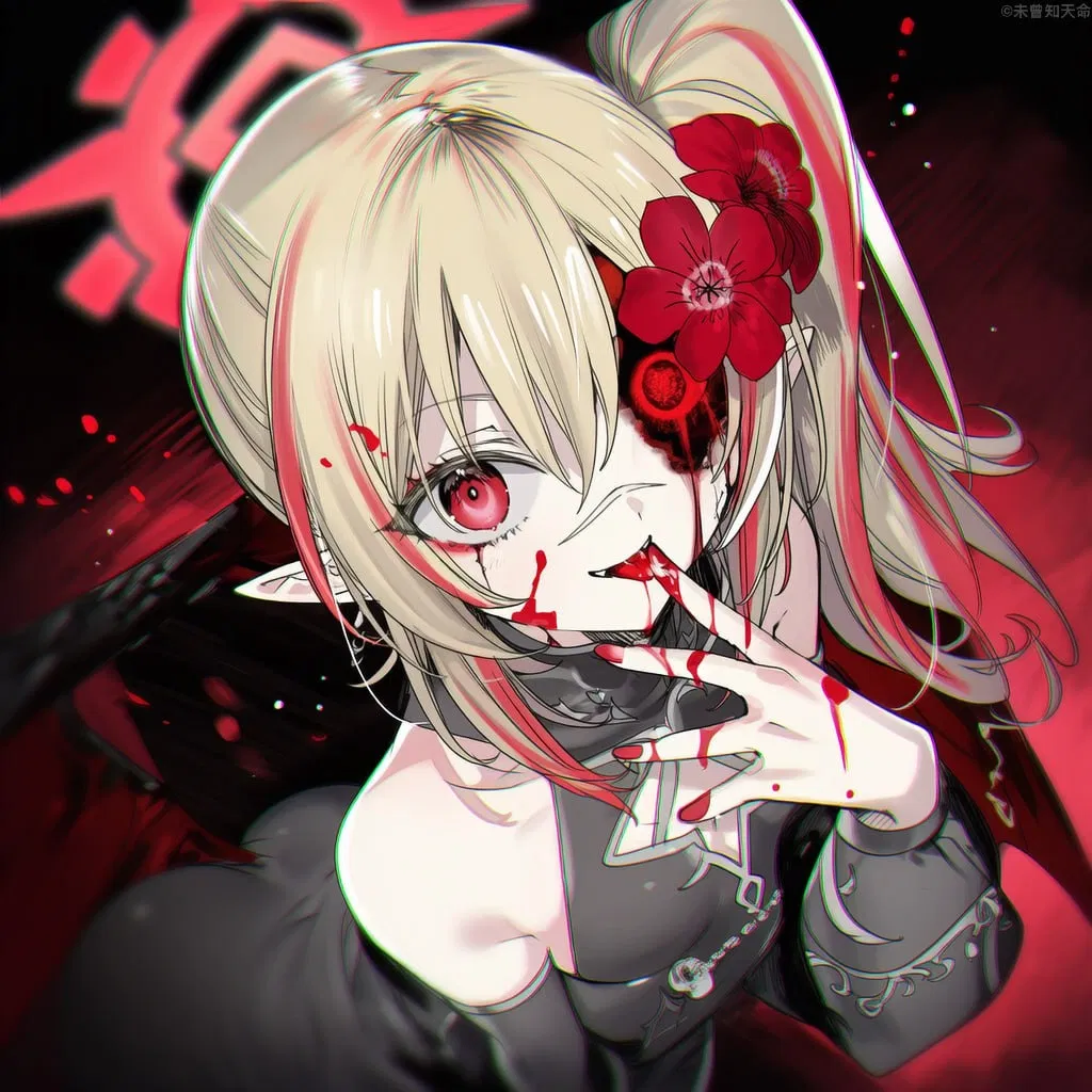 Avatar of Lydia the Milira apostle of the Void God Horax