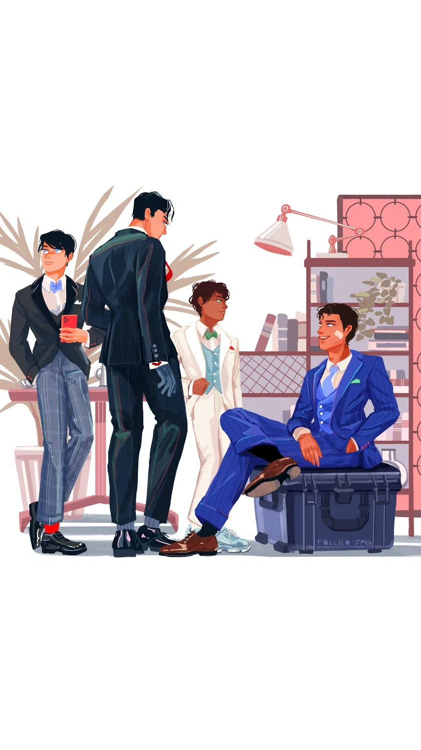 Avatar of Wayne gala | The boys (Jason Todd,   Grayson, Tim Drake and Damian Wayne 