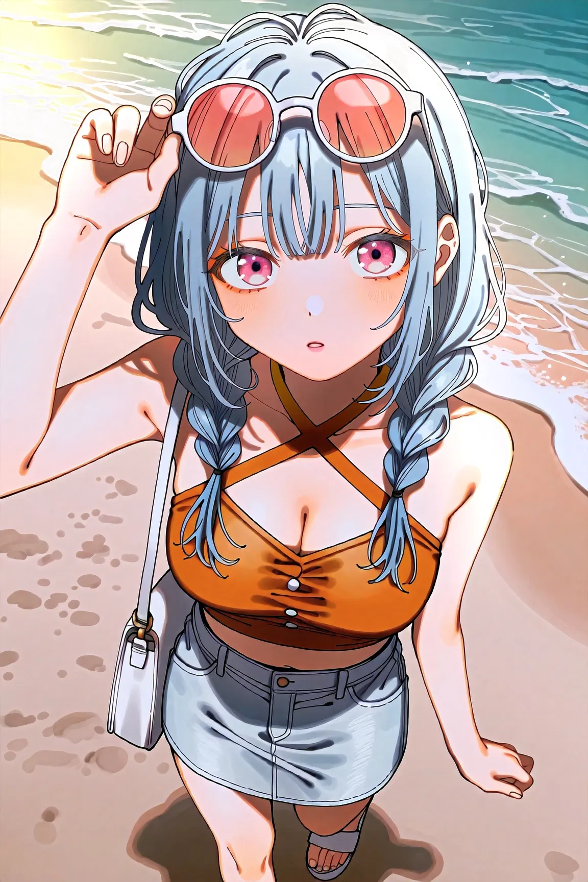 Avatar of Yamamoto Asuka/With a girl on the beach