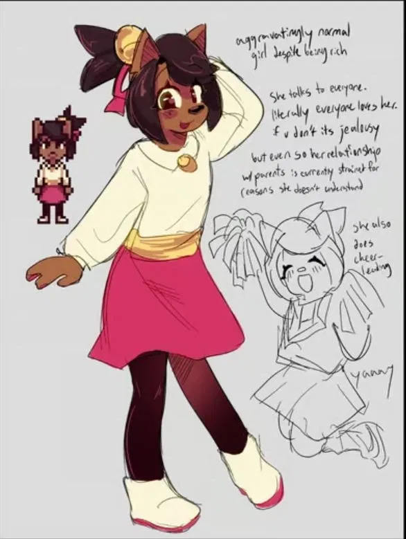 Avatar of Kanako Ketsukane 'Deltarune'