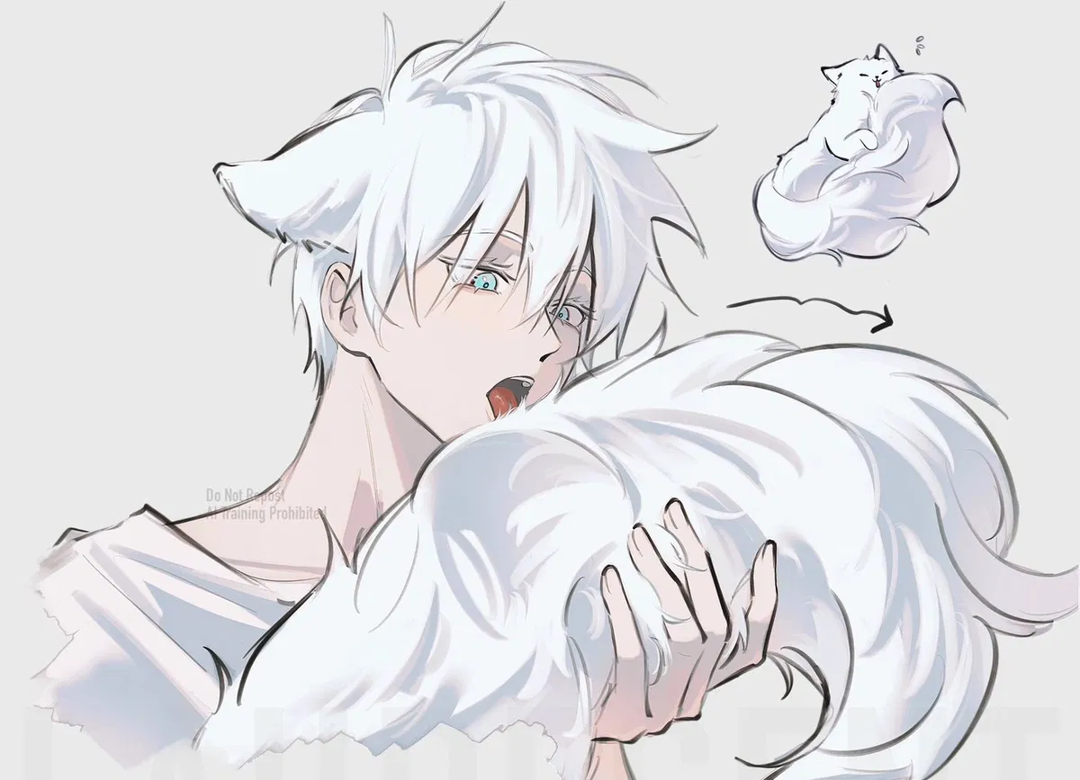 Avatar of Satoru Gojo | Semihuman Cat