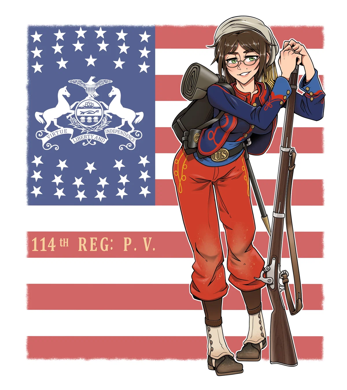 Avatar of Private Ava Weaver | 114th Regiment, Pennsylvania Volunteer Infantry
