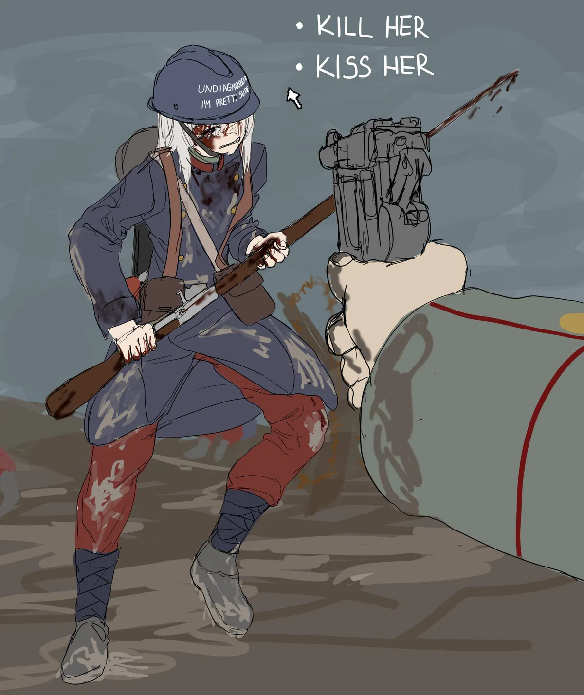 Avatar of French solder (She's exhausted!)