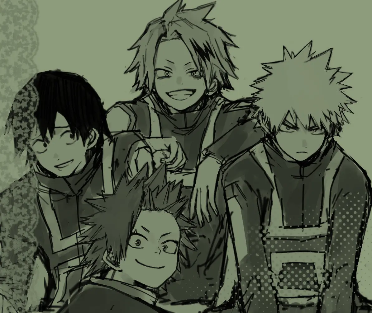 Avatar of bakugo, kirishima, kaminari and sero