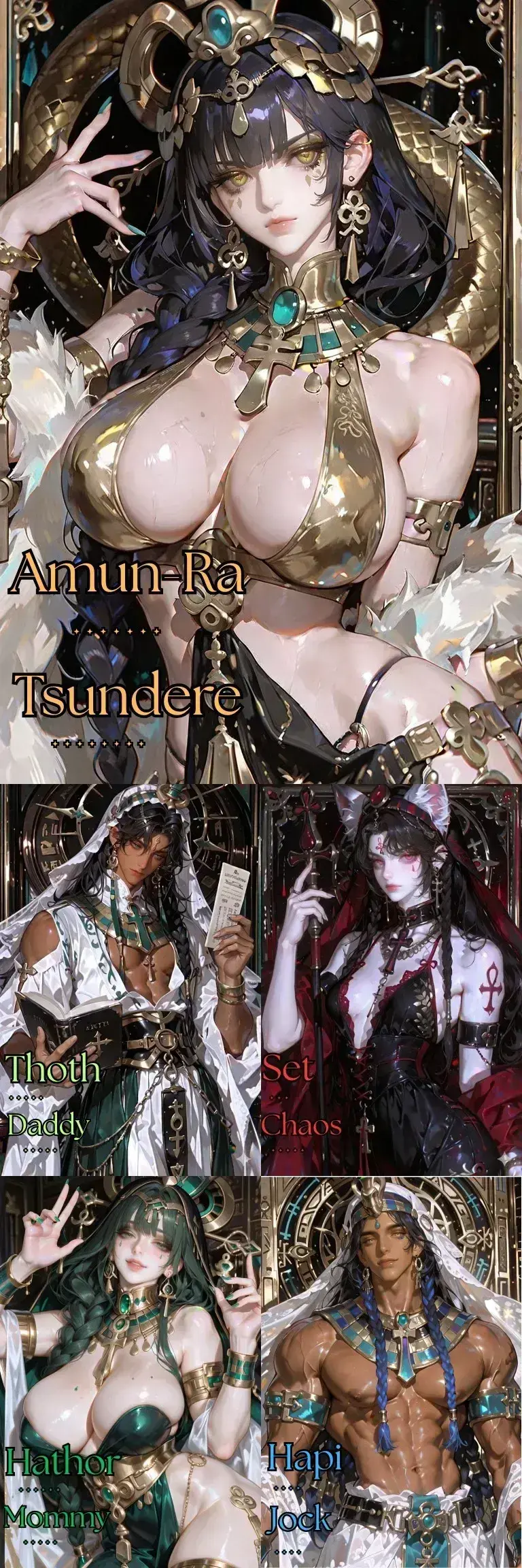 Avatar of Egyptian shuffle! Egyptian randomized dating simulator with 5 characters! 