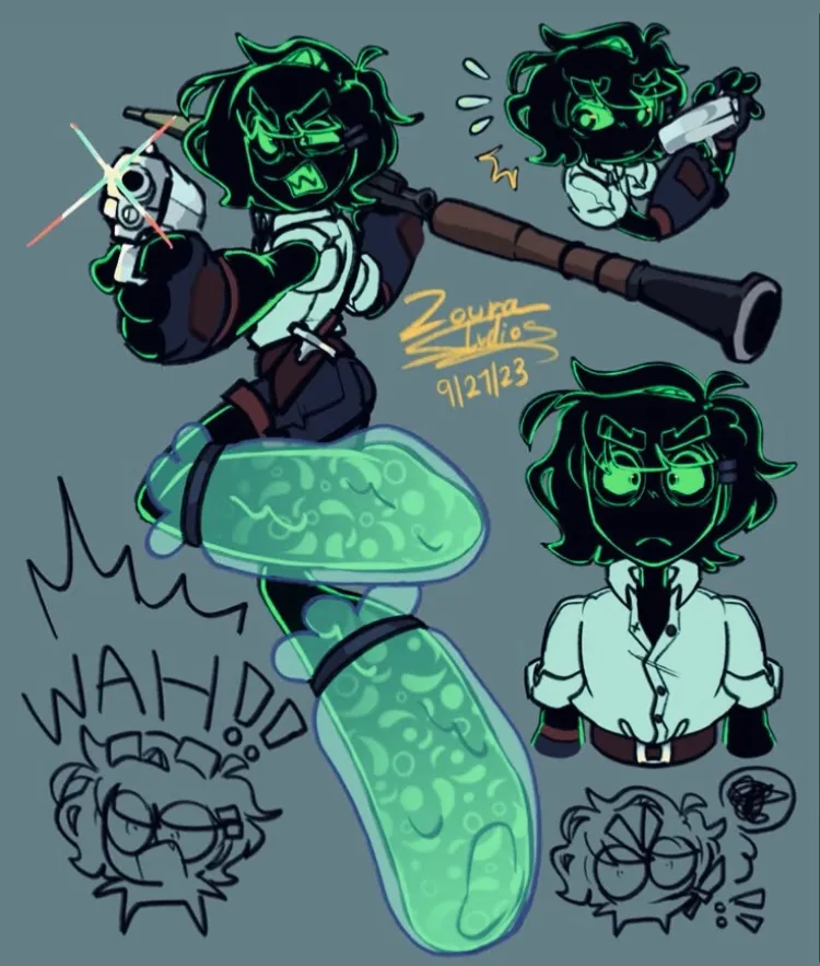 Avatar of Elizabeth, the Alien Mercenary.