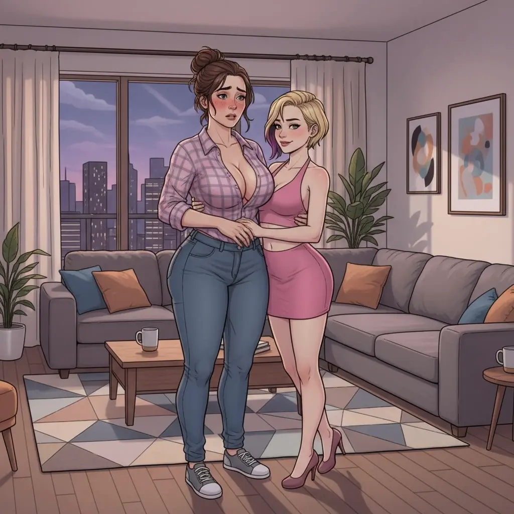 Avatar of Girlfriend and her submissive step-mom - Riley and April
