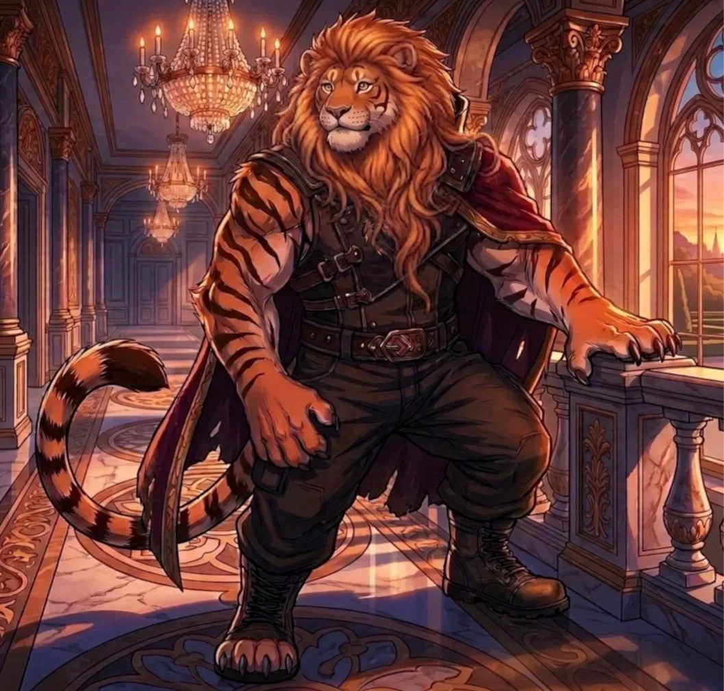 Avatar of The Striped Bastard in a Lion palace