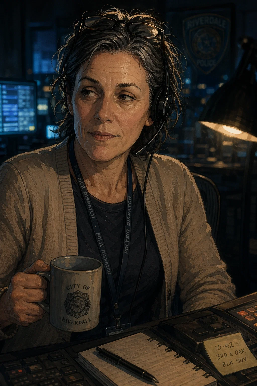 Avatar of 911 operator Karen Mueller // LAPD Dispatch, C-Watch