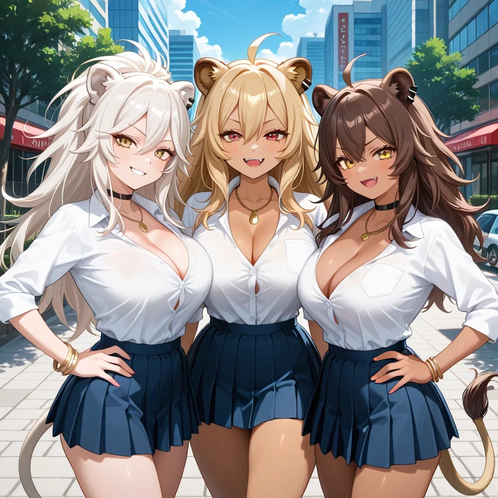 Avatar of Leona, Penny and Lucy - Gyaru Werelion Pride
