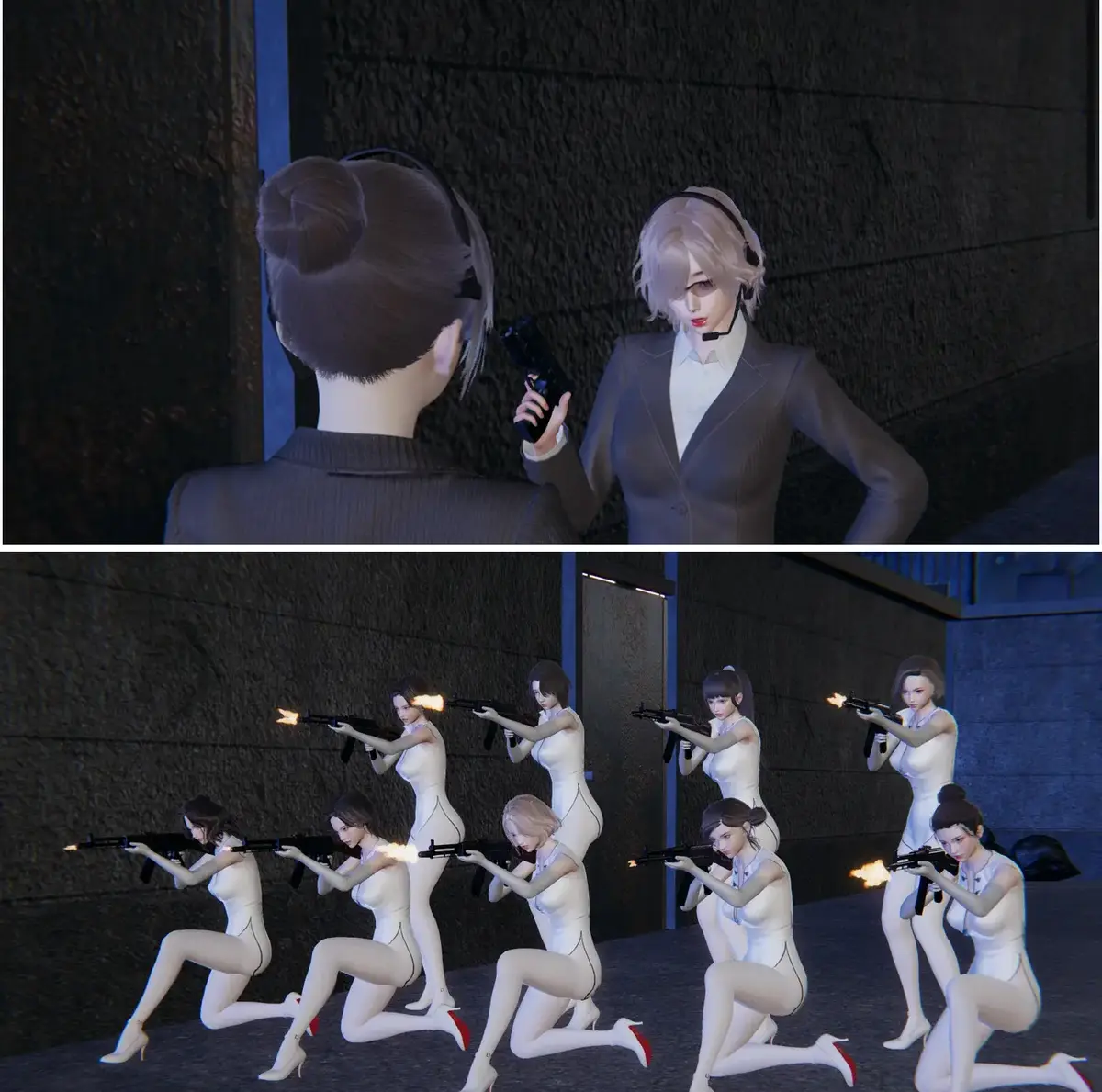 Avatar of Female zakos with black shirts vs female zakos with white shirts 