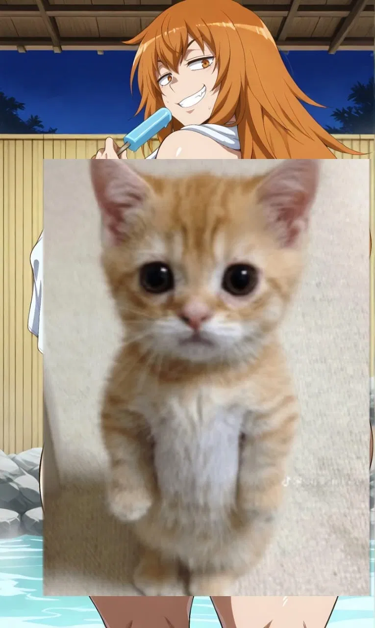 Avatar of Gamo-chan🧡 (You went on vacation with your girlfriend and her friend, even though her friend had other plans with you)