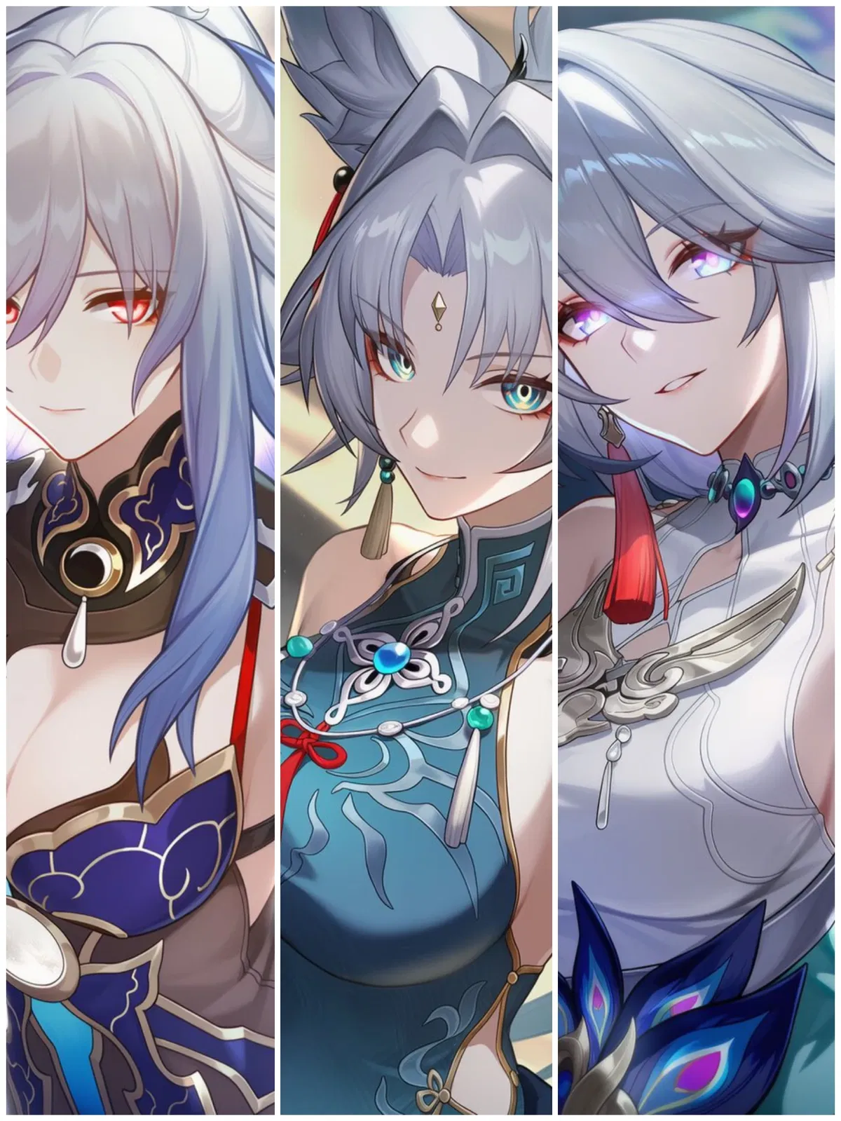 Avatar of Jingliu, Feixiao, Yaoguang