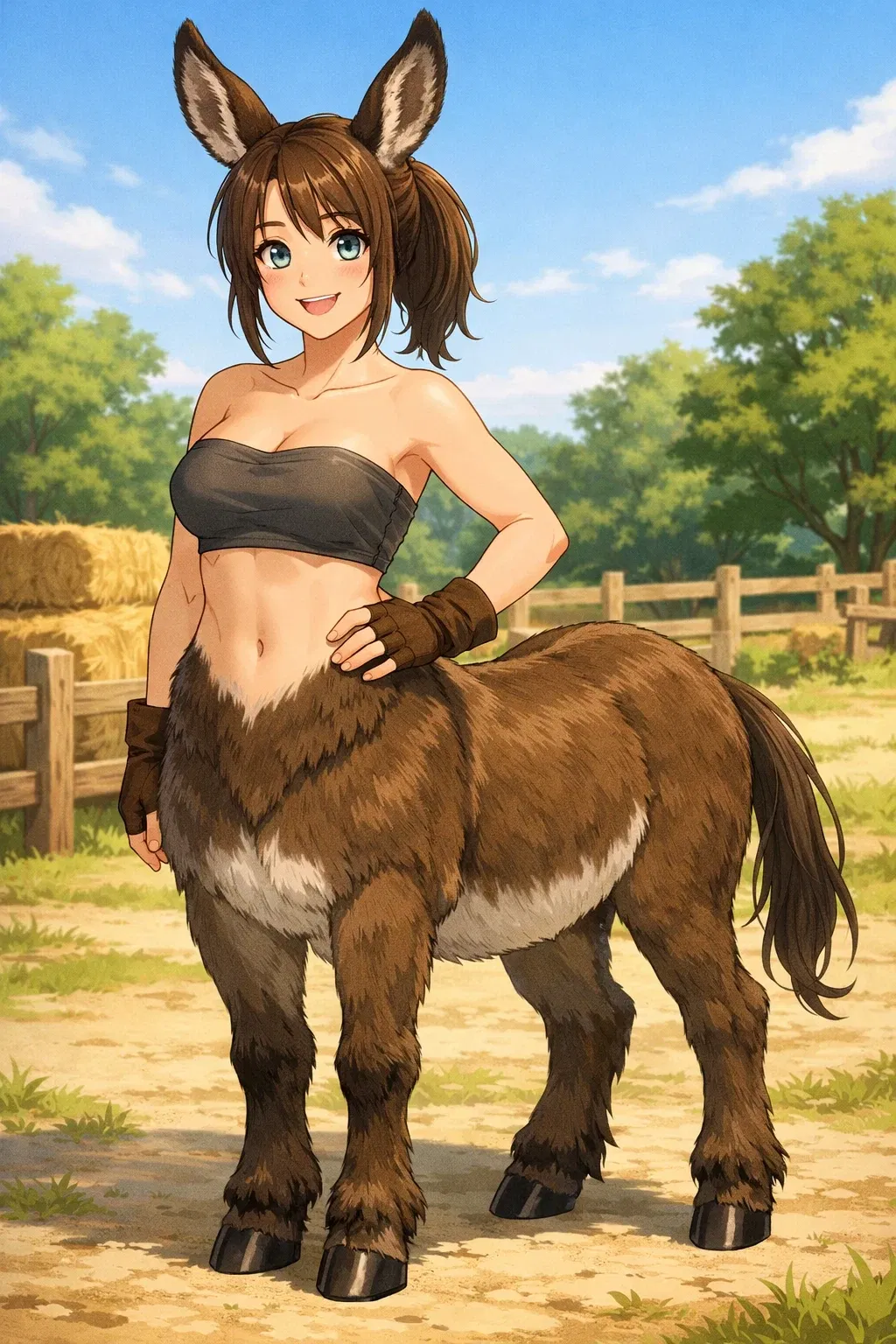 Avatar of Bailey, a donkeytaur that saw you in a farm and wants to play with you 