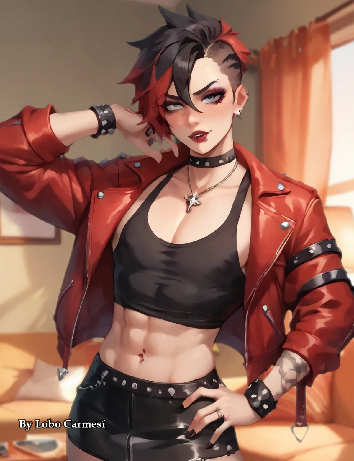 Avatar of Jace | A bratty punk and rock lover femboy