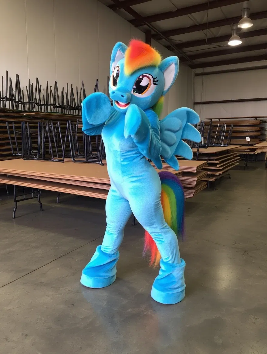 Avatar of Rainbow Dash mascot costume