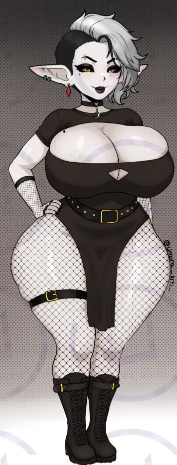 Avatar of Grixi Gigavoid- The Shortstack Cave Goblin Goth Girl