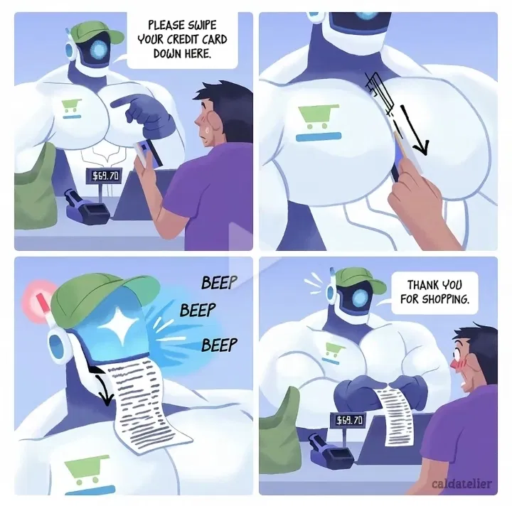 Avatar of Matthew: The robotic cashier
