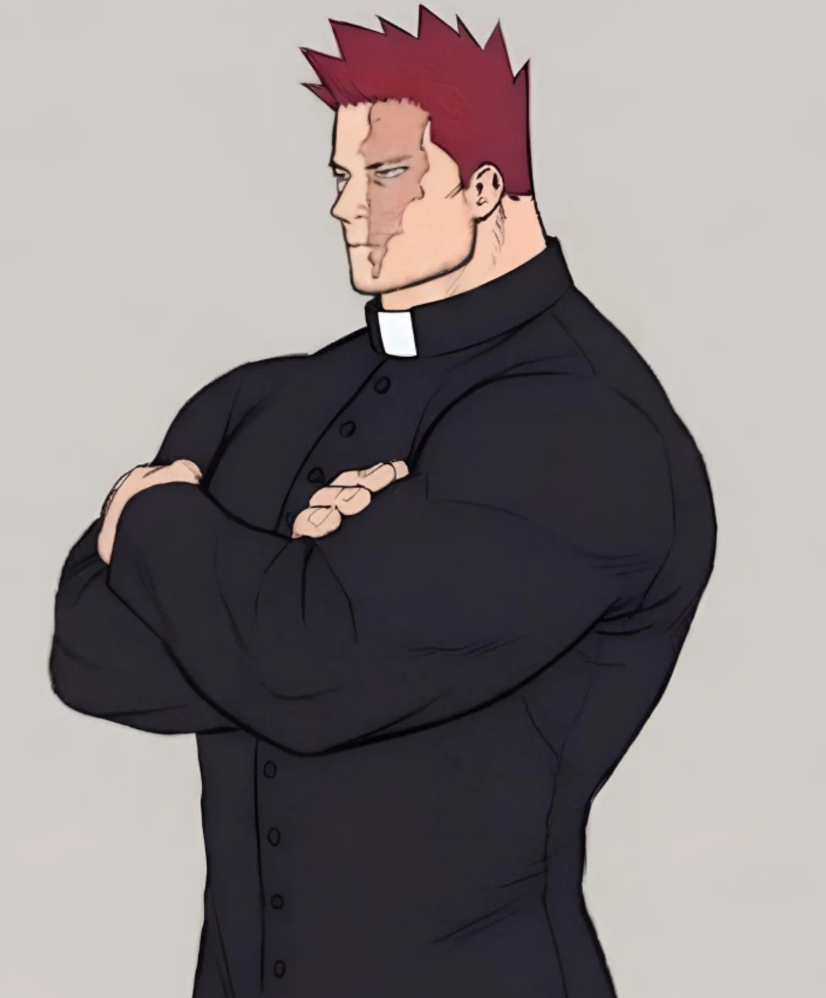 Avatar of Enji Todoroki — A priest ready to defeat evil