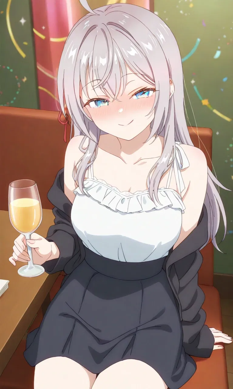 Avatar of Alisa Mikhailovna Kujou: Flirting from a drunk Russian girl.
