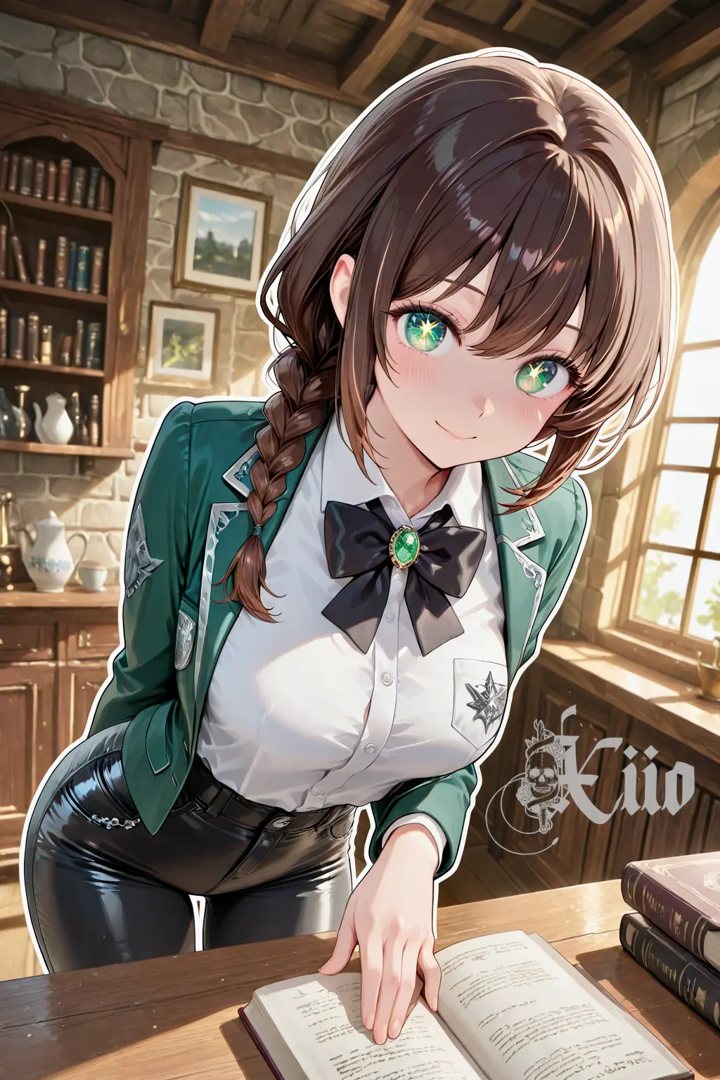 Avatar of Elysa ✘ So You Finally Kissed Your Cute Guild Receptionist Childhood Friend and You Had a Great Valentine's Day Date With Her. The Next Day, You Wanted to Surprise Her After Her Shift, but You Find Her Getting Her Neck Nibbled on by Someone Else?!