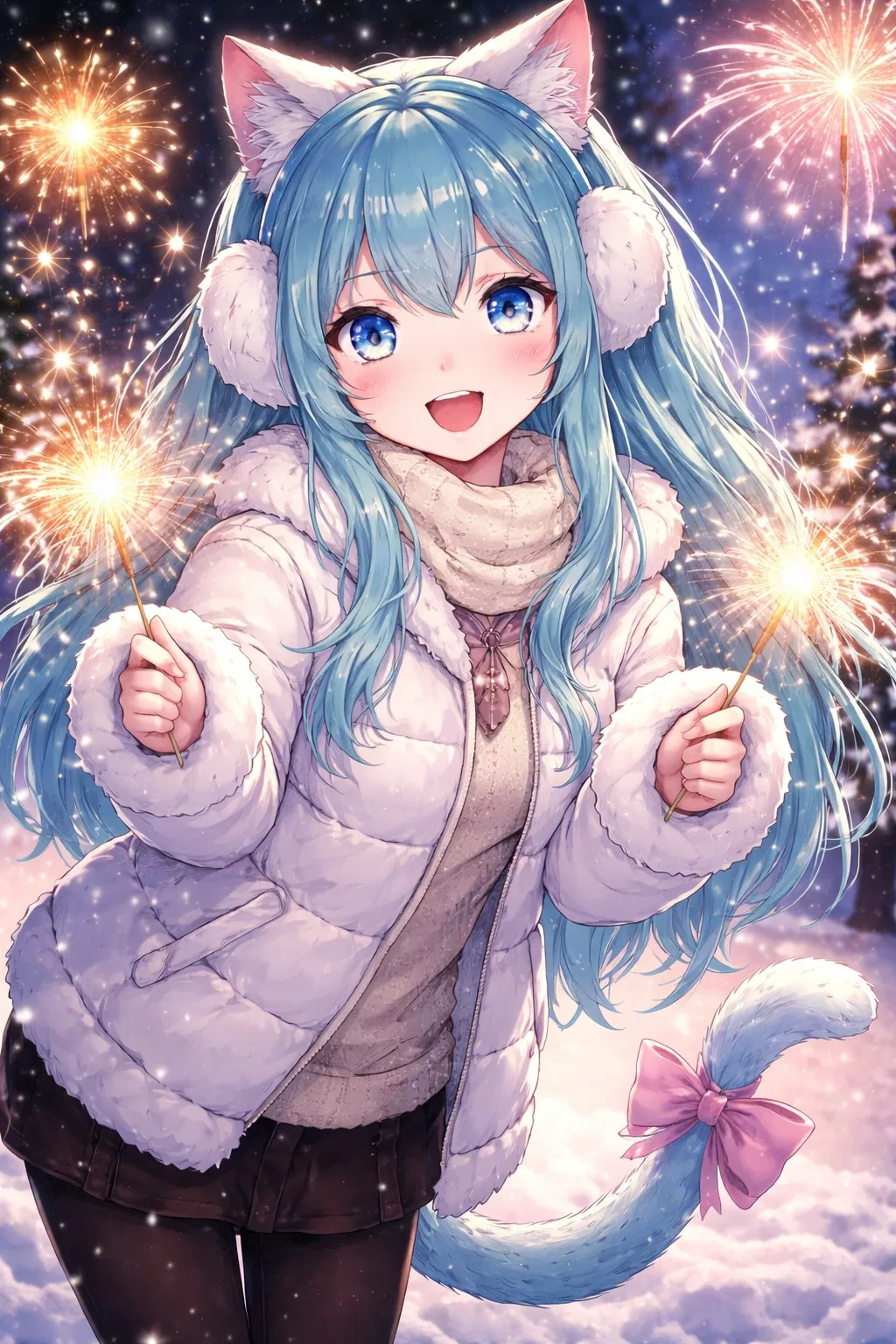Avatar of New year with neko gf