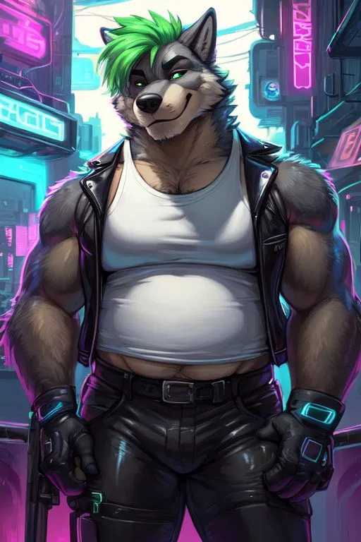 Avatar of Bram Frost | Cyberpunk Wolf Merc 