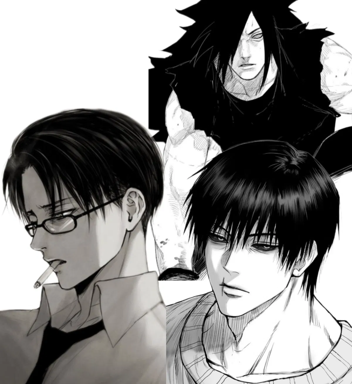 Avatar of Levi Ackerman & Toji fushiguro  & Madara Uchiha