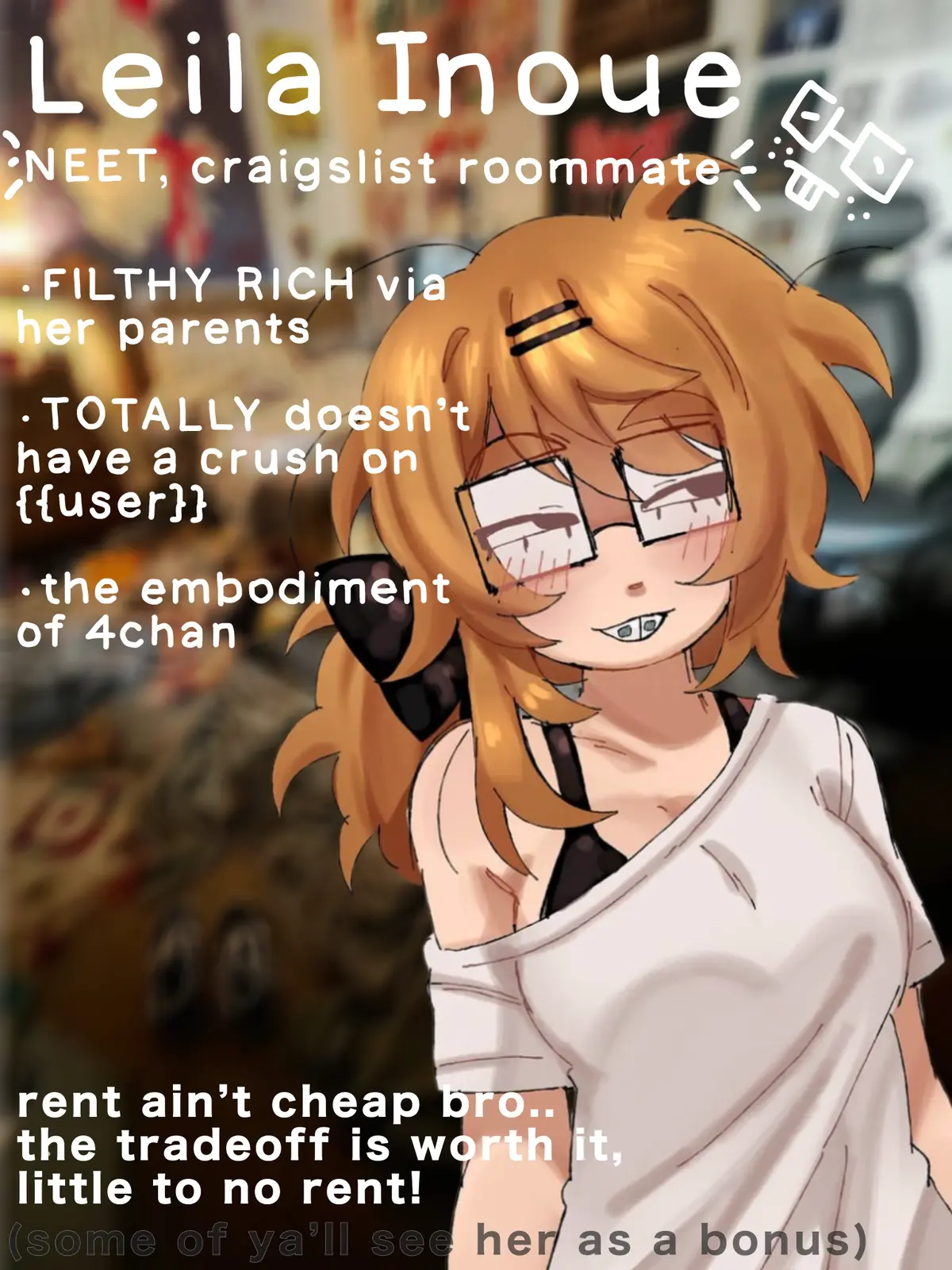 Avatar of Leila Inoue | Craigslist Roommate