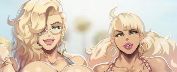 Avatar of Patriotic bimbos at the beach