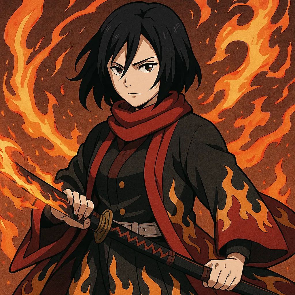 Avatar of Flame Hashira Mikasa