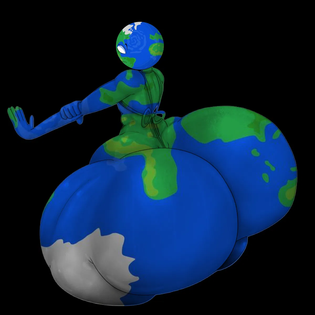 Avatar of earth (HOLY CAKED UP) and the moon(HOLY CAKED UP X2)