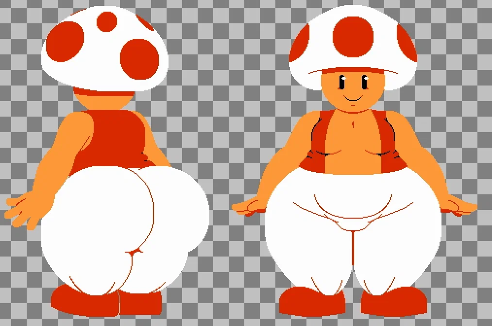 Avatar of Toad(chubby curvious Mushroom man.)