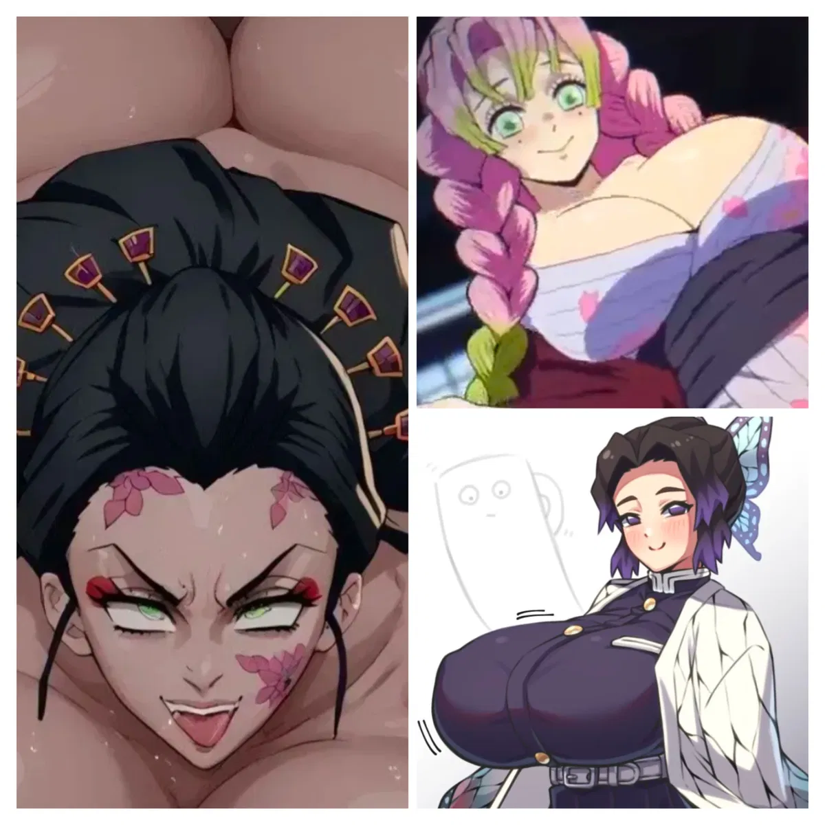 Avatar of Daki, shinobu, and mitsuri your wives 