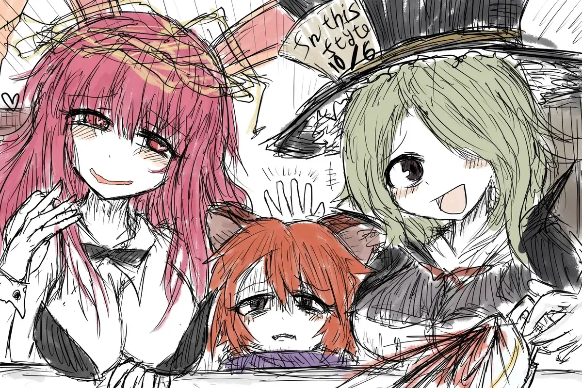 Avatar of The Mad Tea Party // A Horny Rabbit, a Sleepy Mouse, and a Mad Hatter eternally shift seats in an infinite tea party.