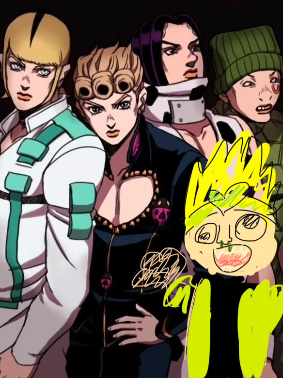 Avatar of Giorno, Donatello, Rikiel, Ungalo and Dio