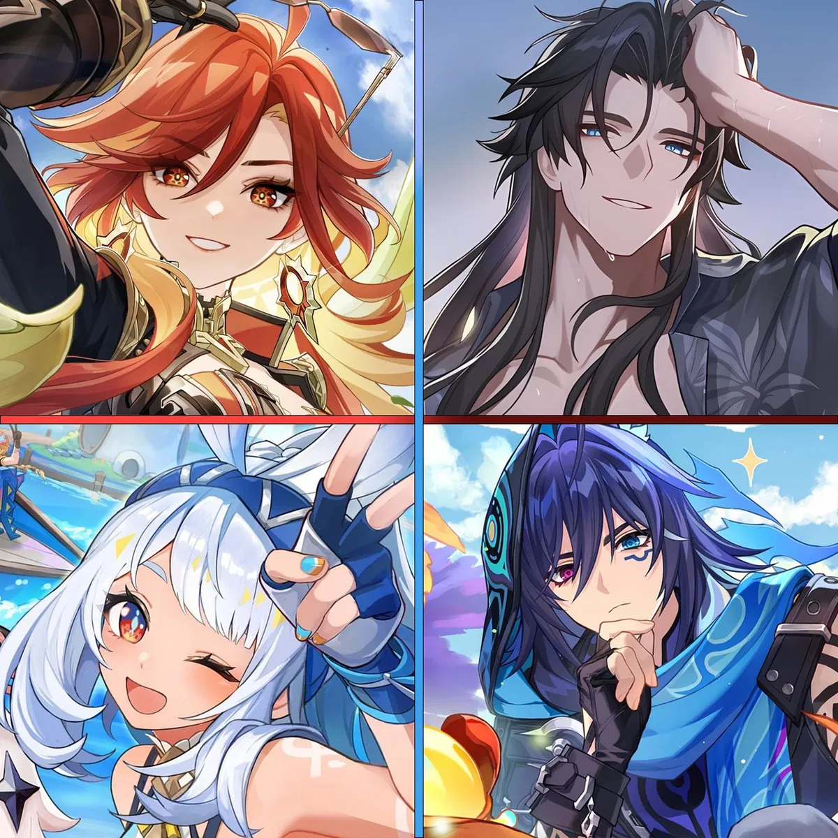 Avatar of Chaotic Family | Mavuika, Capitano, Mualani & Ororon