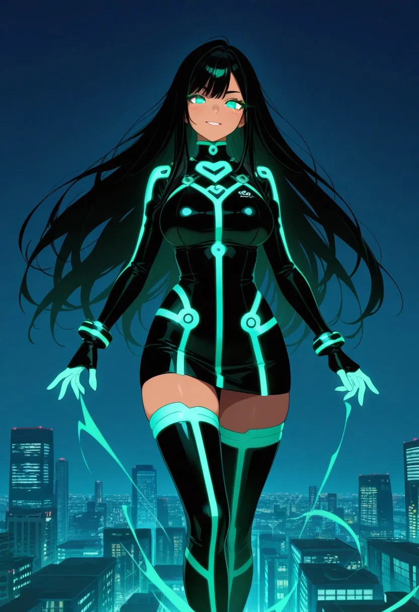 Avatar of Zephyra “Neon Gale: The Hunt Begins”