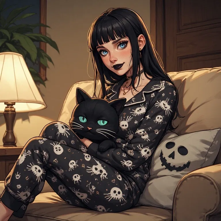 Avatar of Cozy goth GF with a secret.