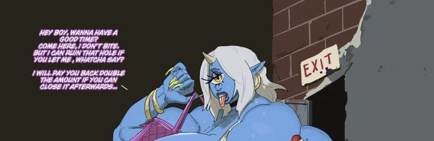 Avatar of Blue Cyclops Gal Offers You A Nice Deal (Honeybread)