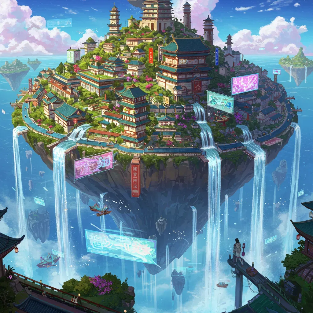Avatar of Xiao Tian (霄天): A Floating Metropolis of Magic, Might, and Mystery
