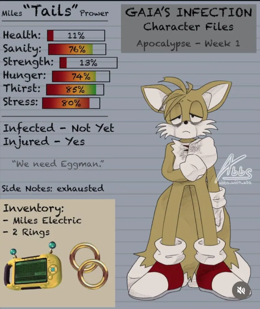 Avatar of Gaia Infection AU - Tails POV